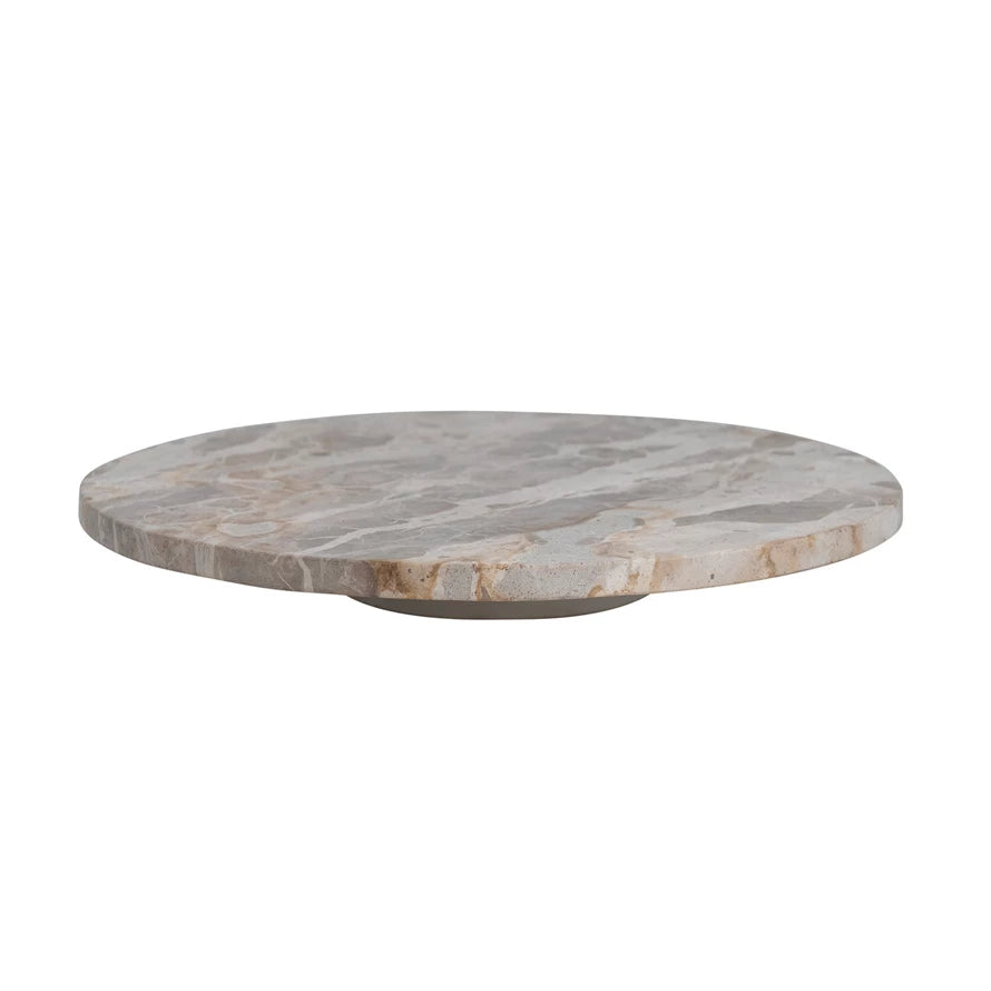 14" Marble Lazy Susan