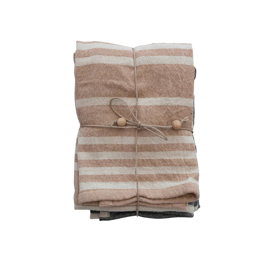 Dbl Cloth Striped Tea Towel