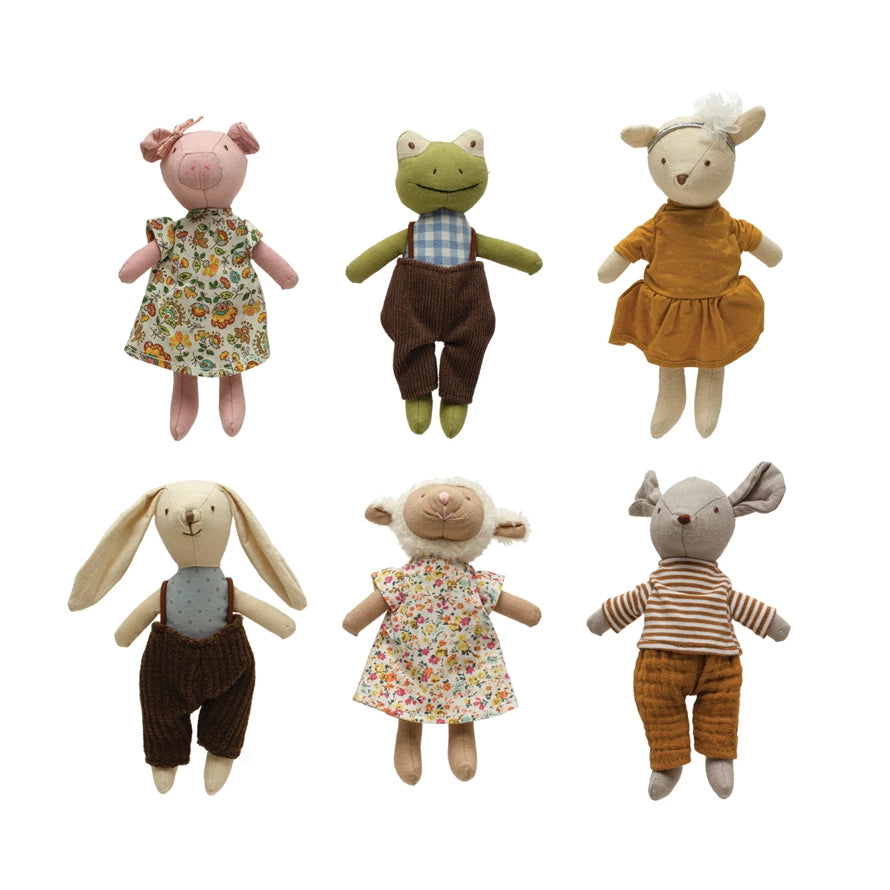 Plush Animals in Clothes