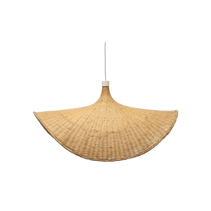 Bamboo Fan Pendant Lamp