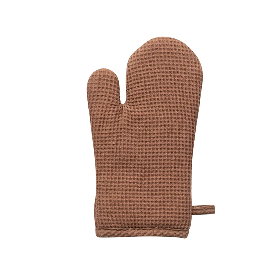 Brown Waffle Oven Mitt