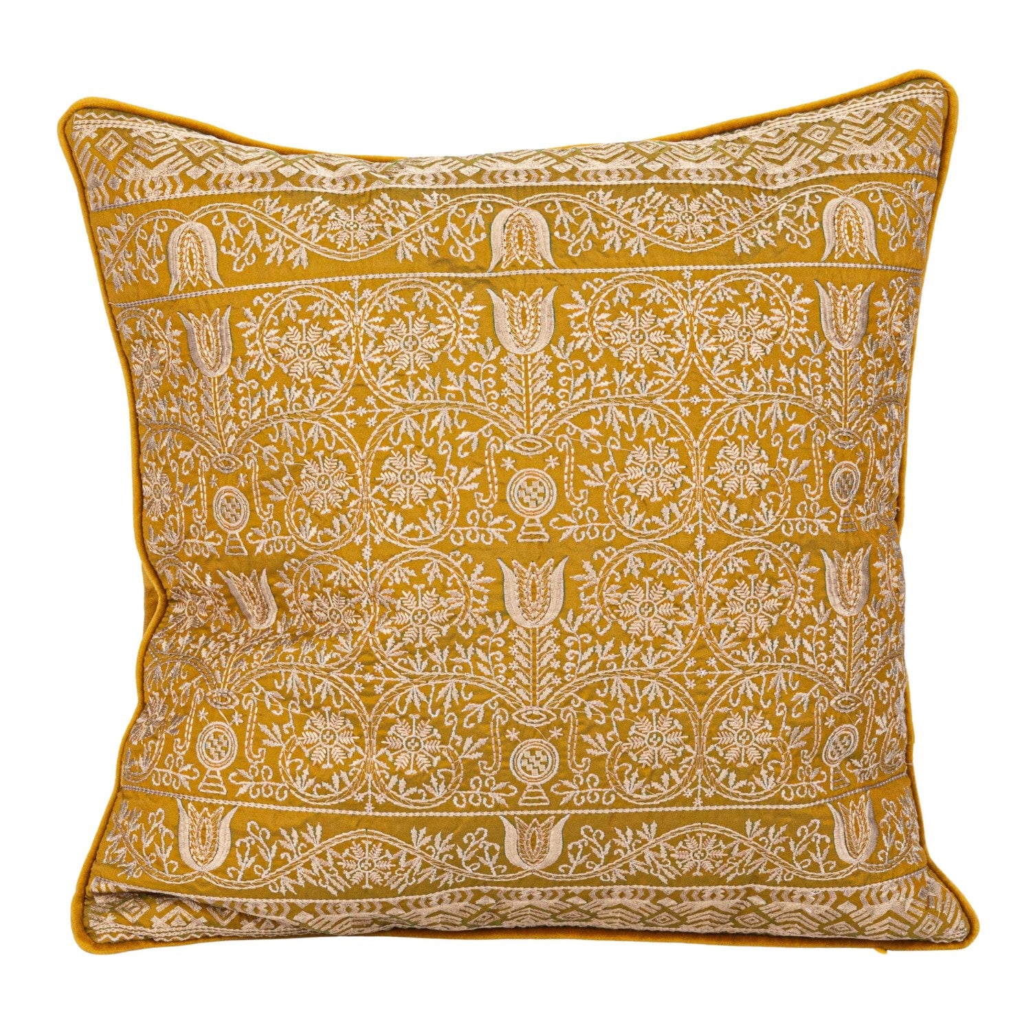 Dapper Chartreuse Pillow, 18"