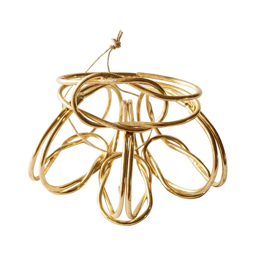 Gold Twisted Knot Napkin Ring