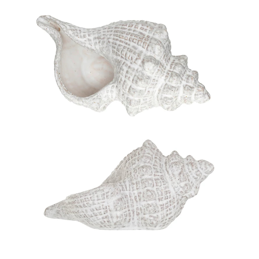 Stoneware Conch Shell