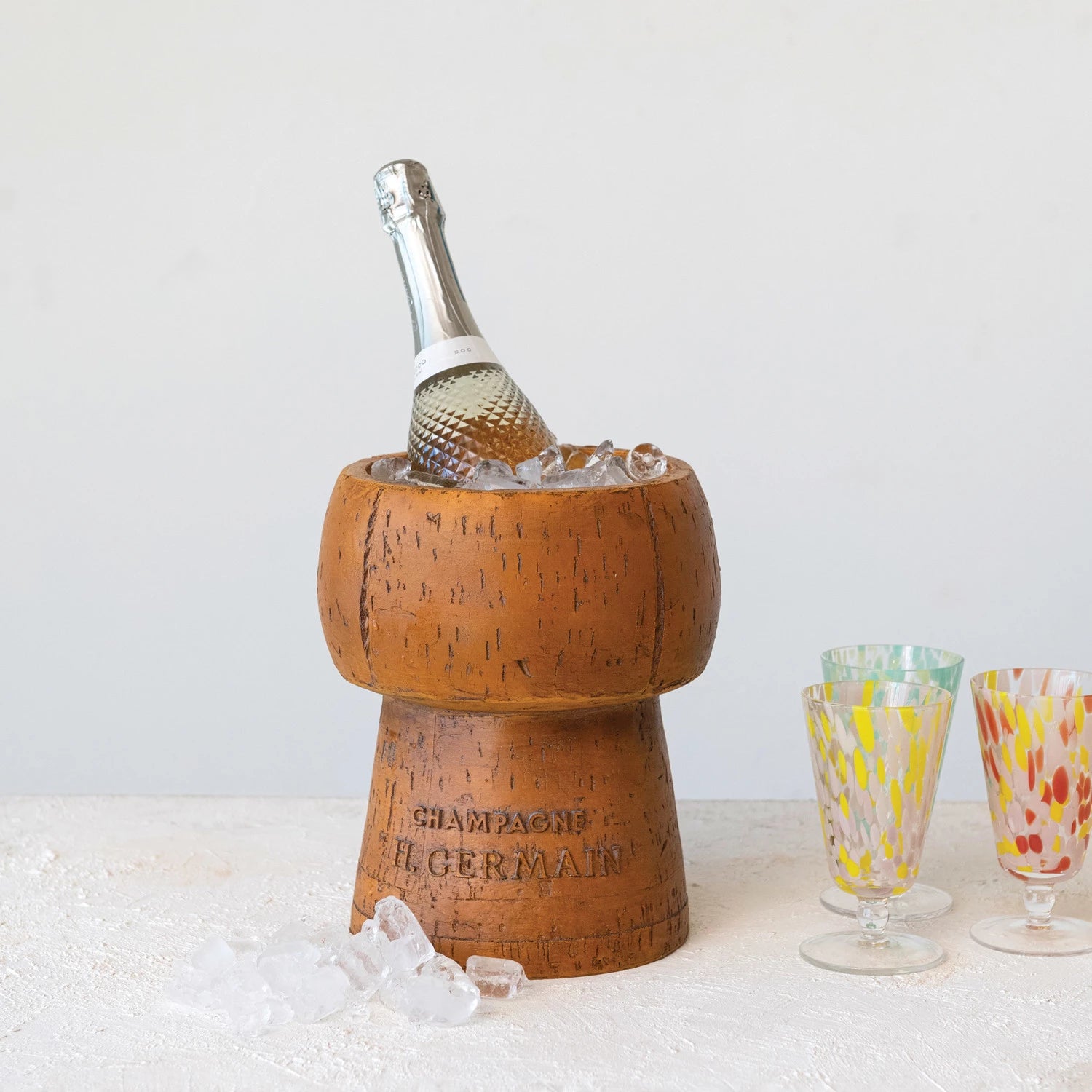 Vintage Cork Shaped Ice Bucket