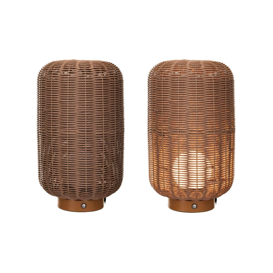 Woven LED In/Outdoor Lantern