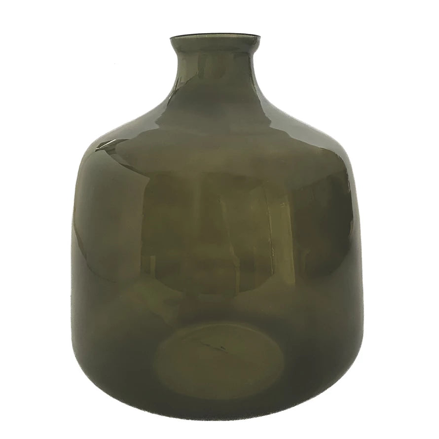 Botanist Glass Green Vase