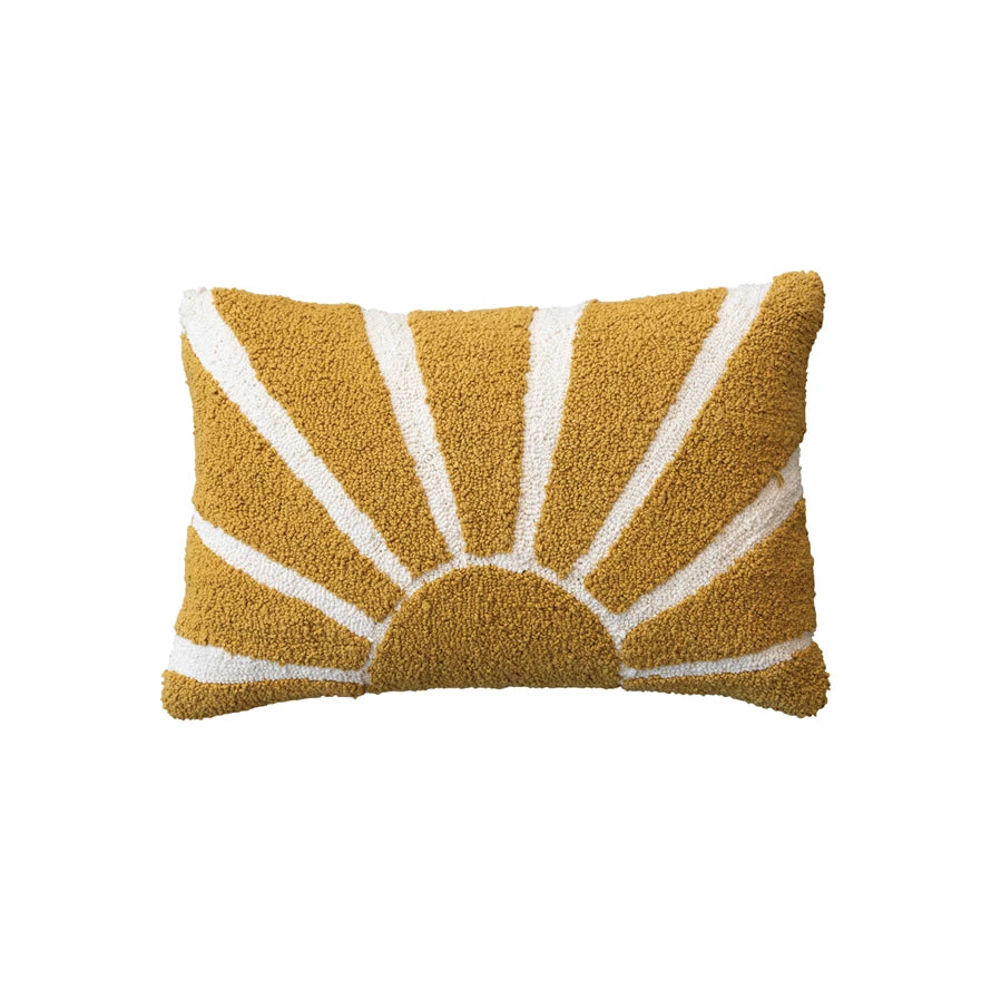 Little One Yellow Sun Pillow