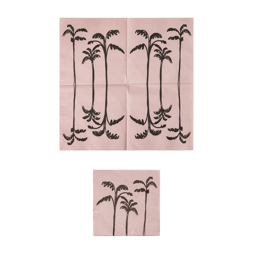 Palm Tree Paper Napkins