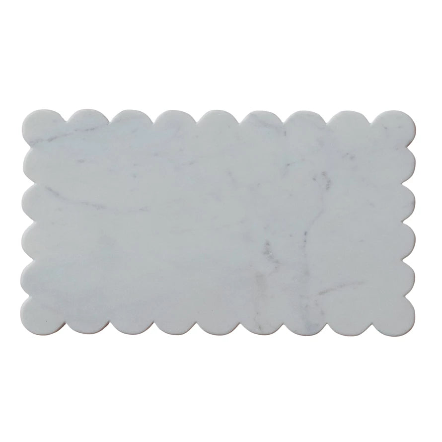 Scalloped Edge Marble CutBoard