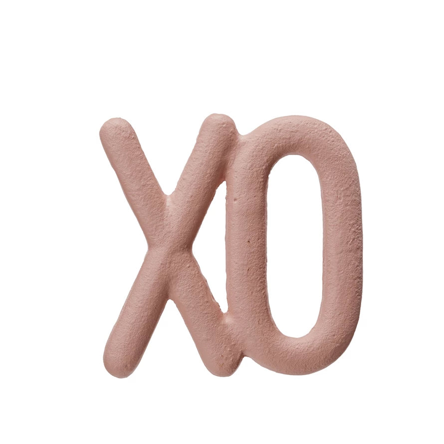 XO Pink Cast Iron Trivet