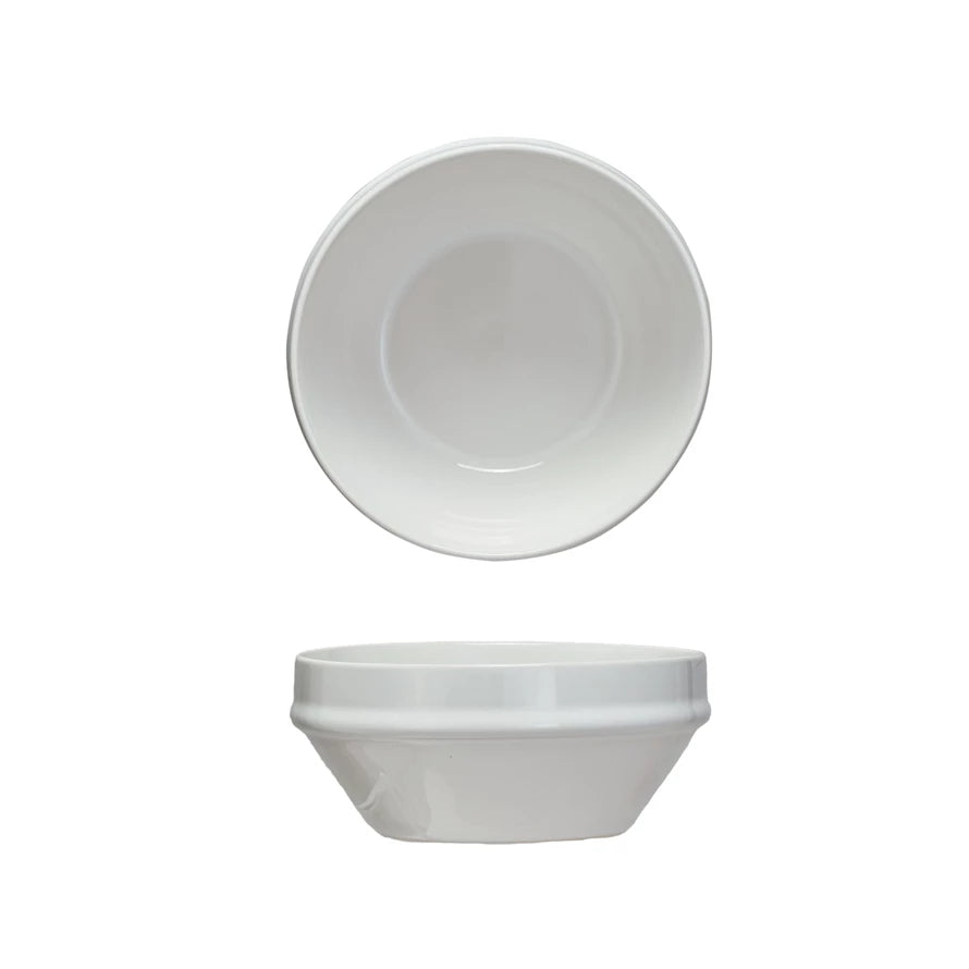 Antique White Meadow Bowl