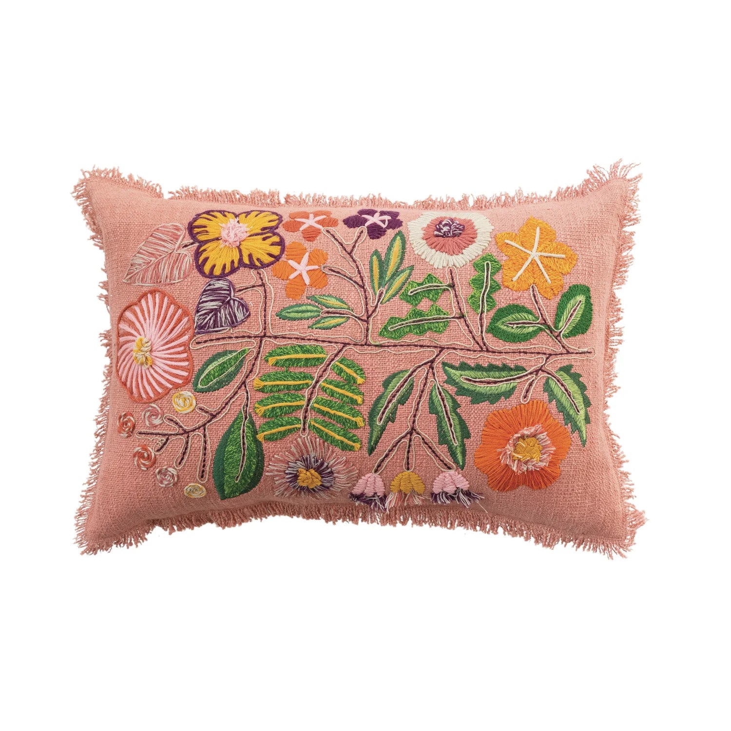 Sunset Villa Pillow, Flowers