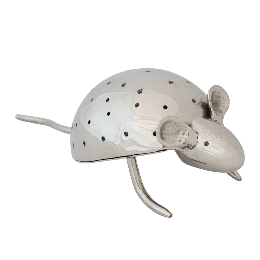 Nickel Mouse Toothpick Holder