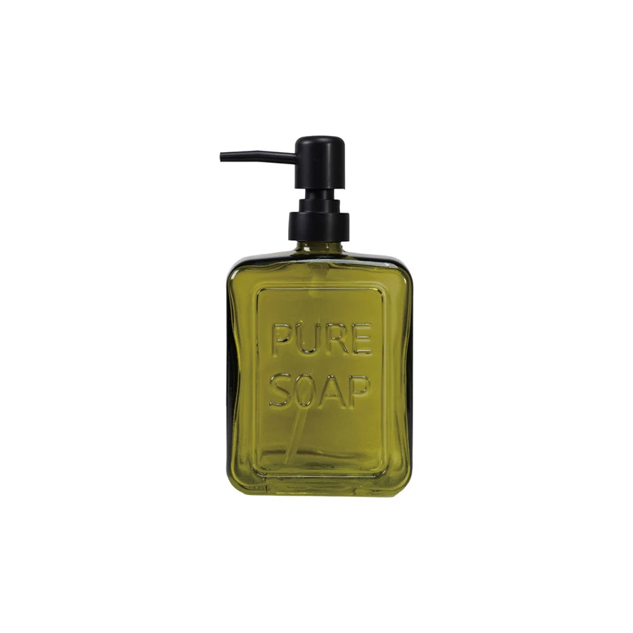 Olive 'Pure Soap' Dispenser