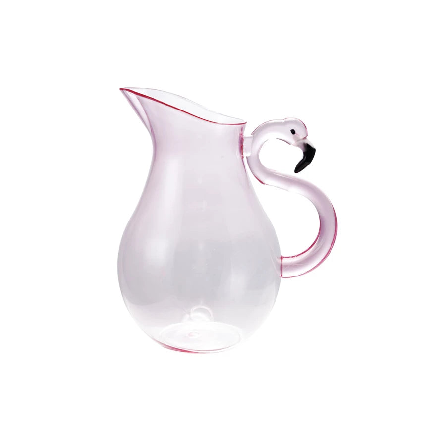 2.5qt Pitcher, Flamingo Handle