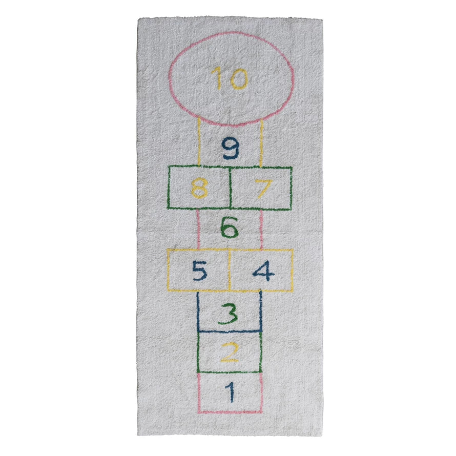 3'x7' Tufted Hopscotch Rug