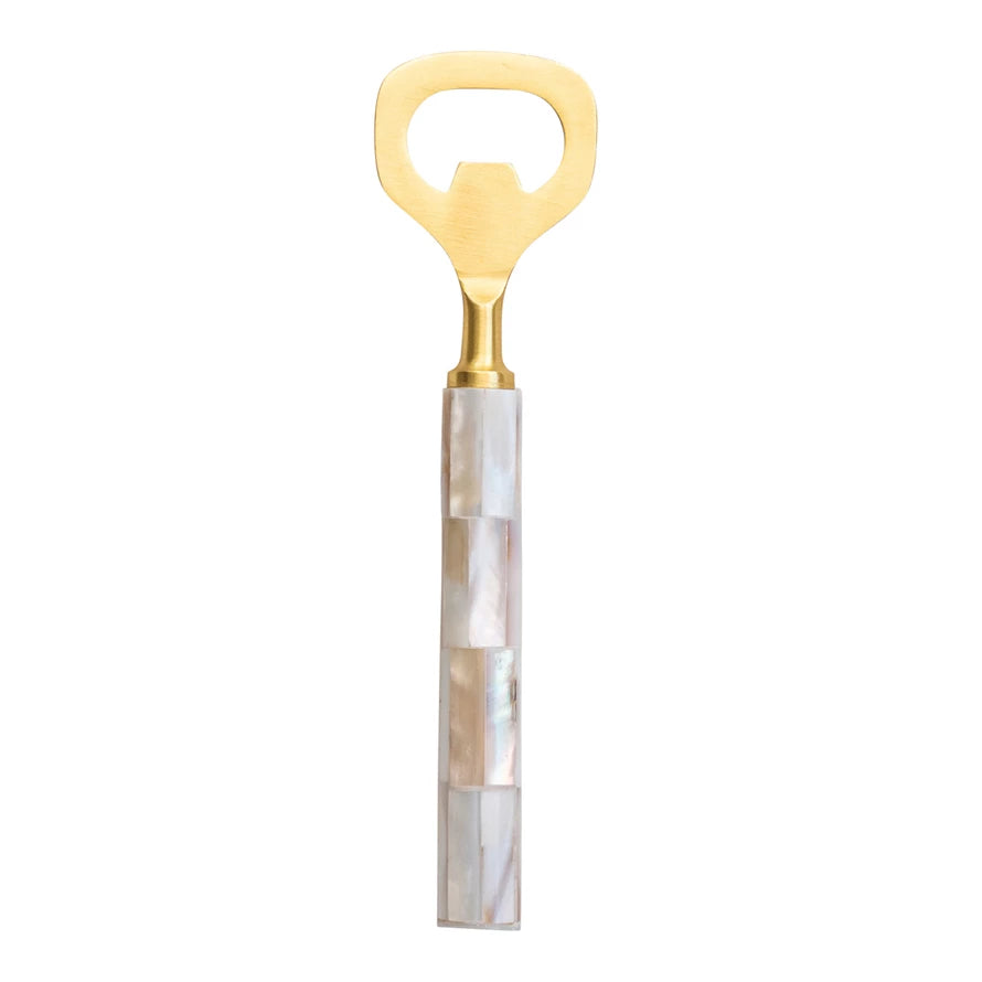 Gold/Pearl Bottle Opener