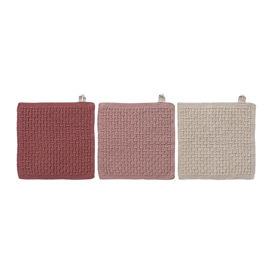 Square Knit Dish Cloth