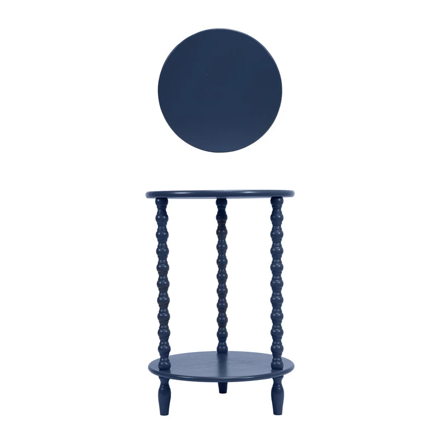 Navy Blue 1-Shelf Table