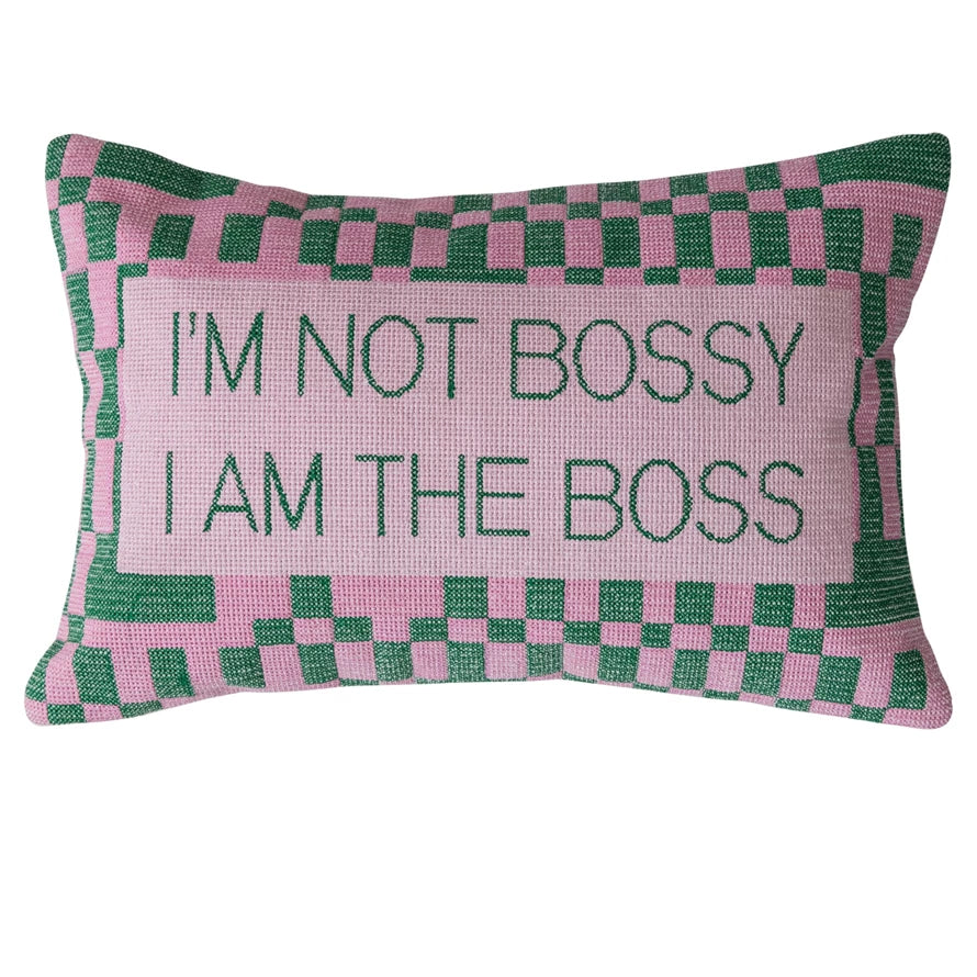 "I'm Not Bossy" Lumbar Pillow