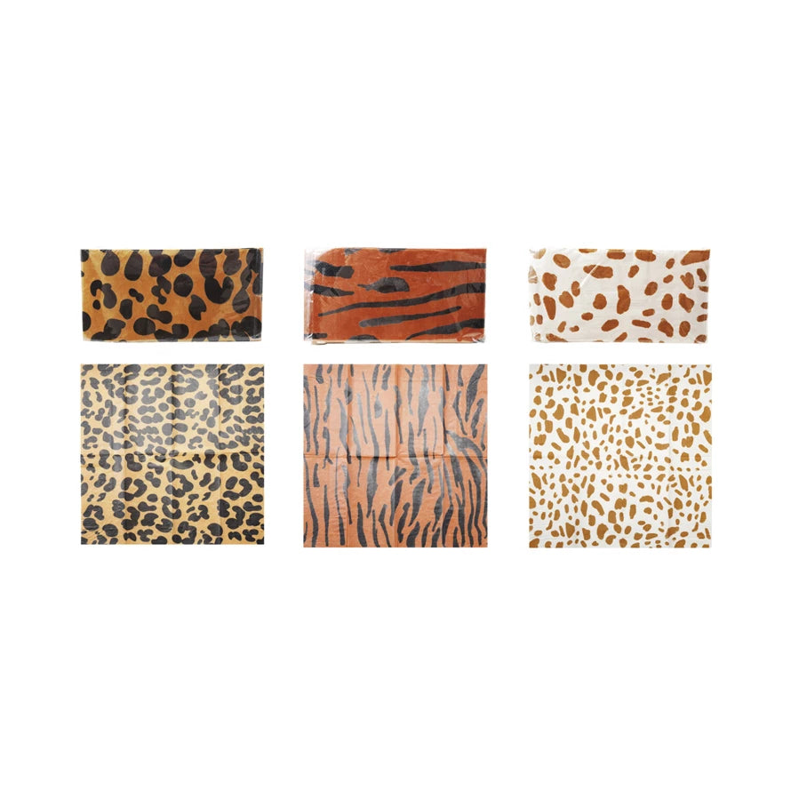 Animal Print Paper Napkin