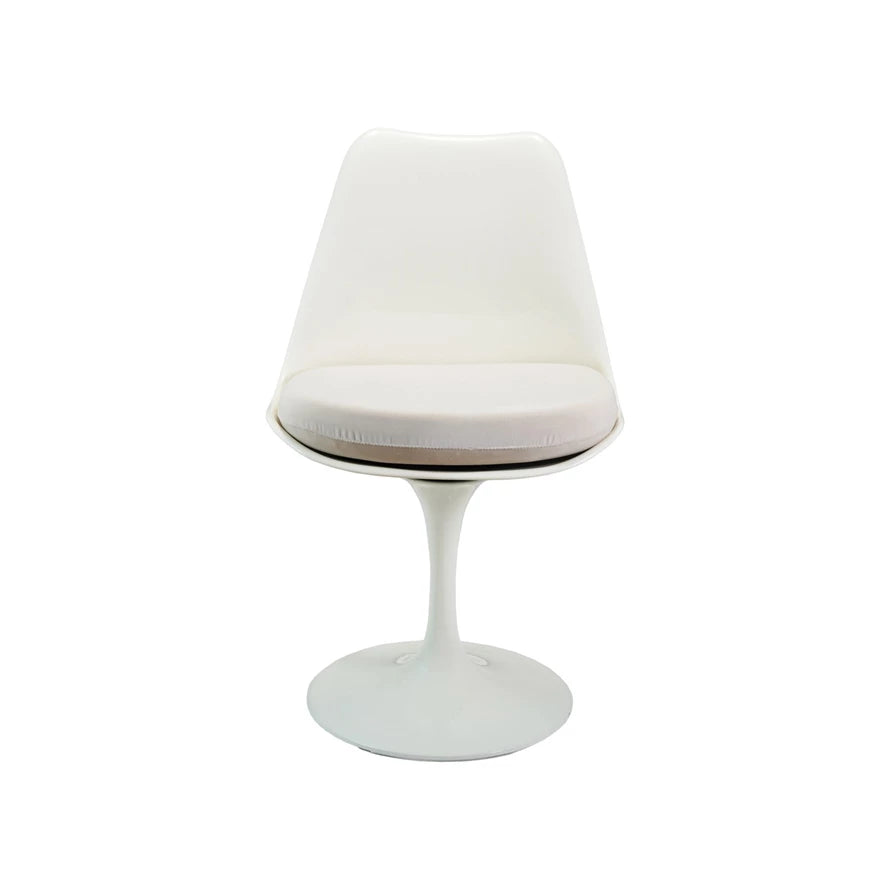 Tulip Swivel Chair, Cream