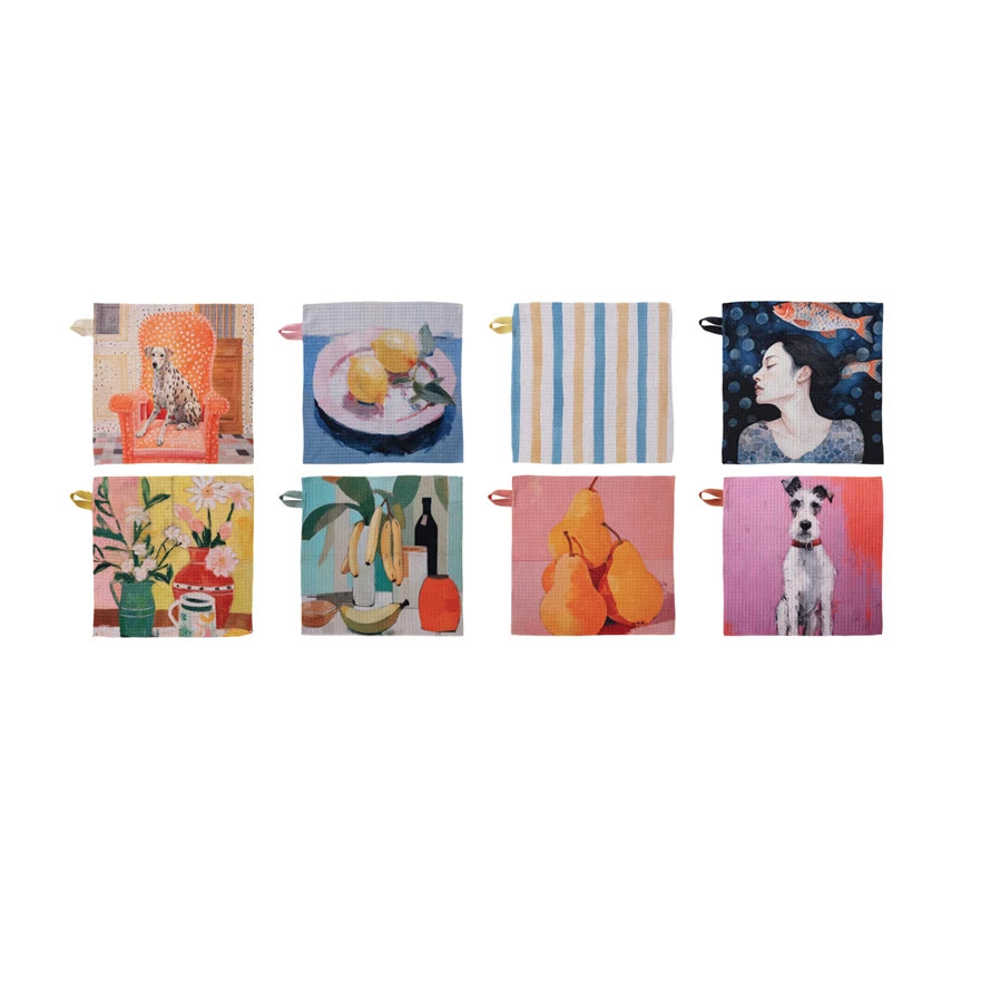 Artsy 2-Sided Dish Cloth