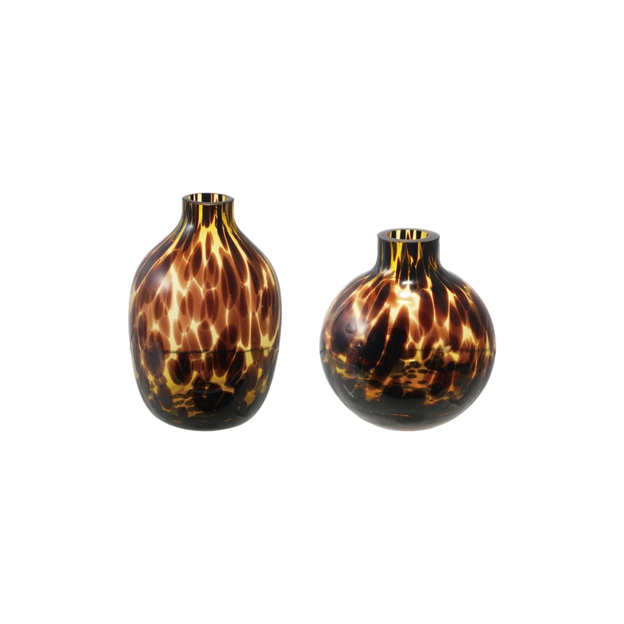 Tortoise Glass Vase
