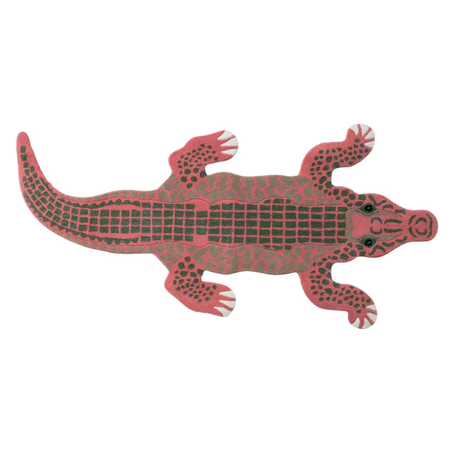 Crocodile Shaped Rug