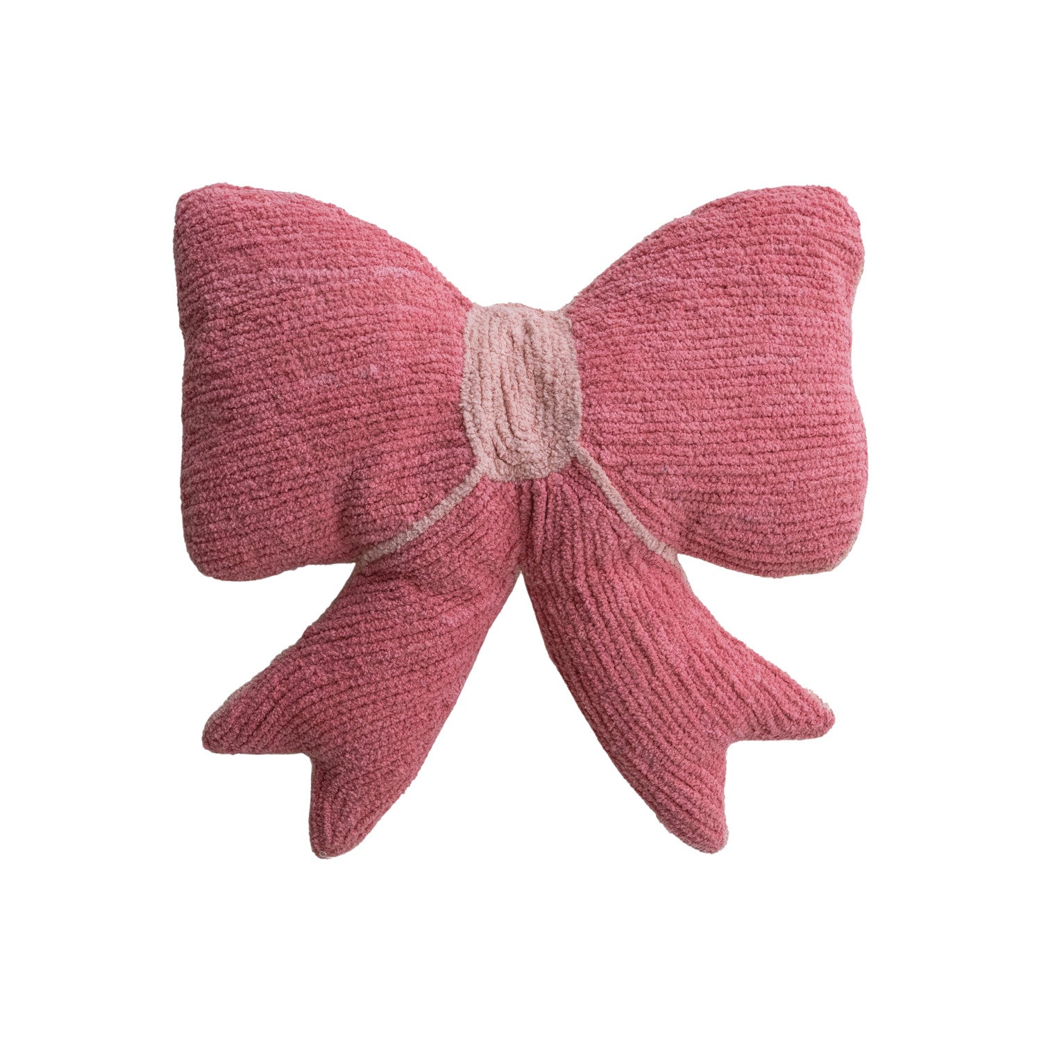 Pink Bow Shaped Pillow