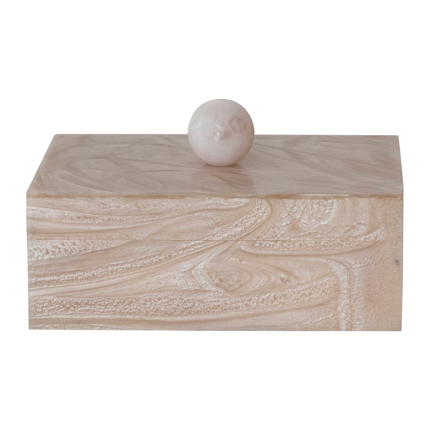 Marbeled Box w/ Ball Handle