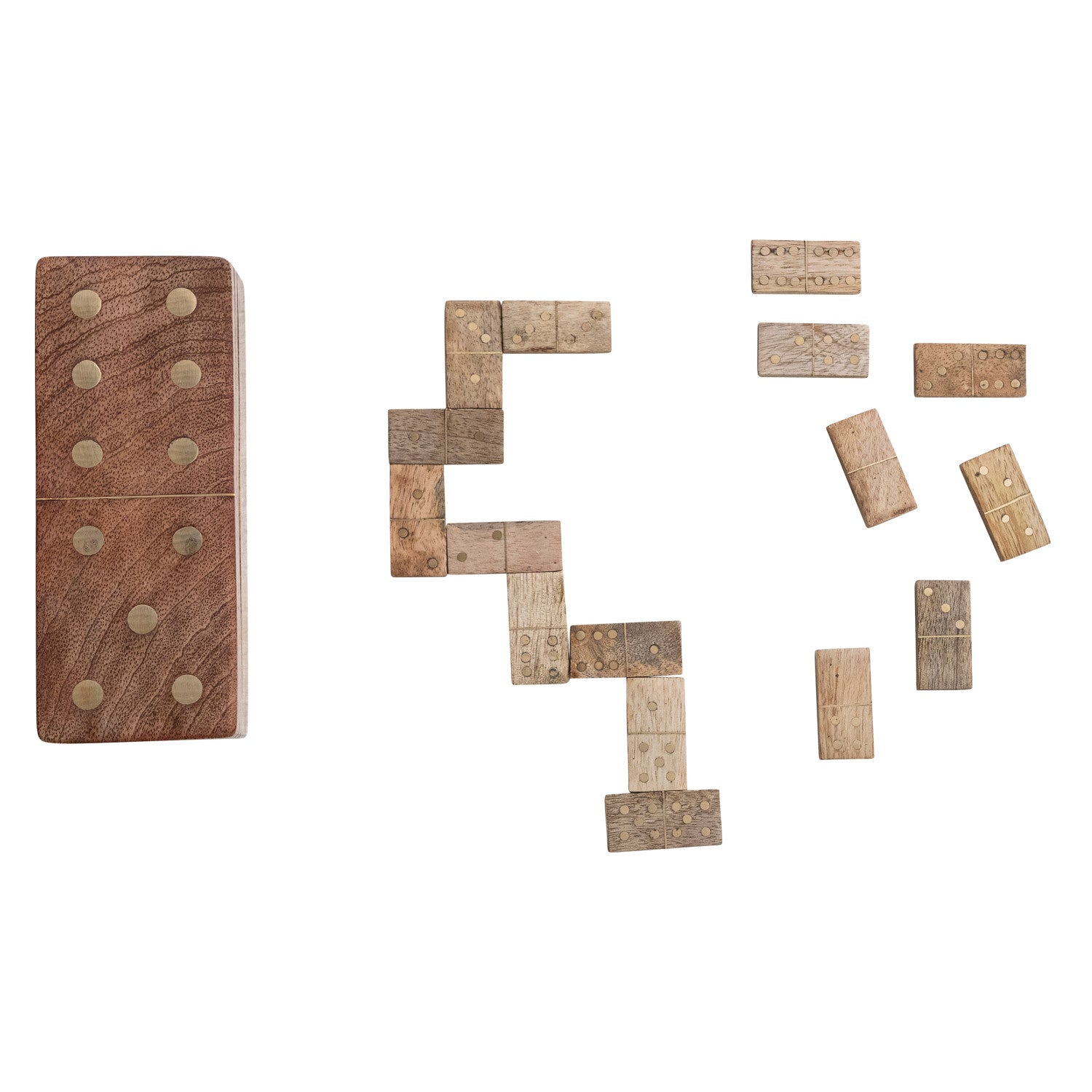 Dominoes Set, Mango Wood Box