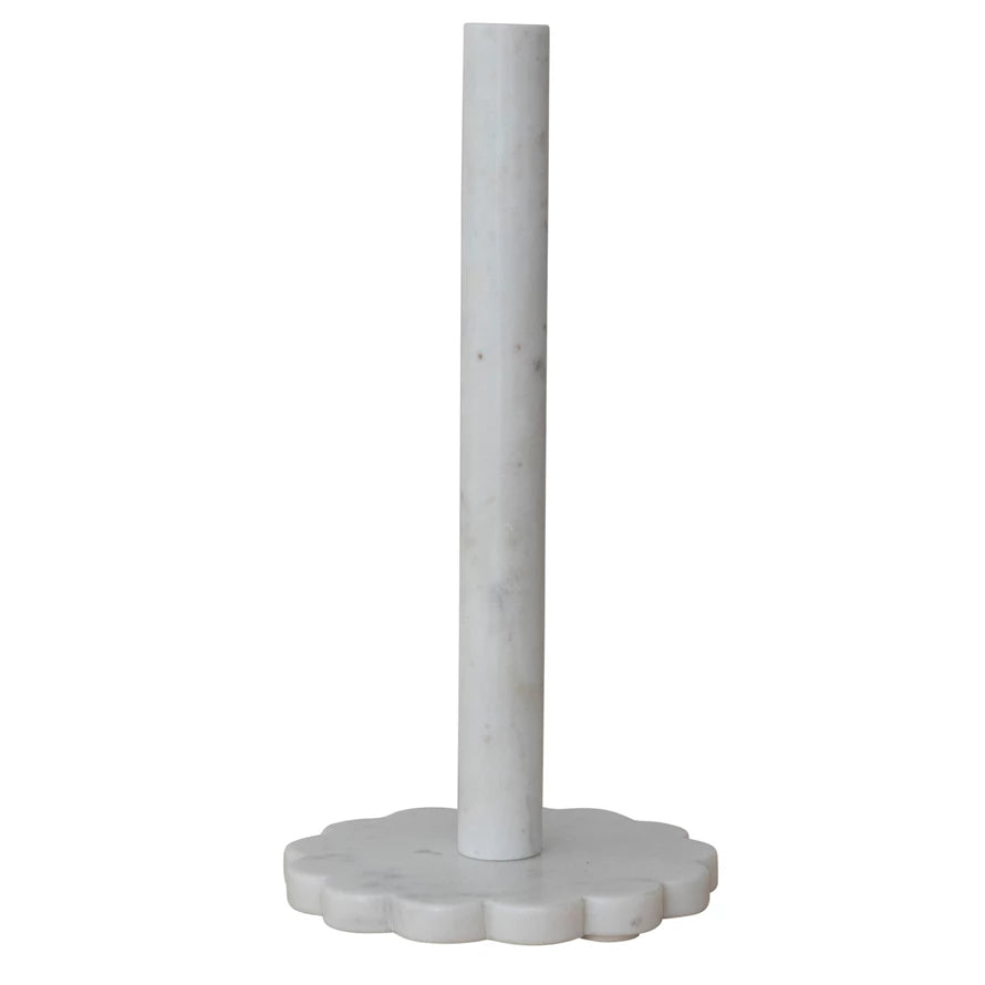 White Marble Paper TowelHolder