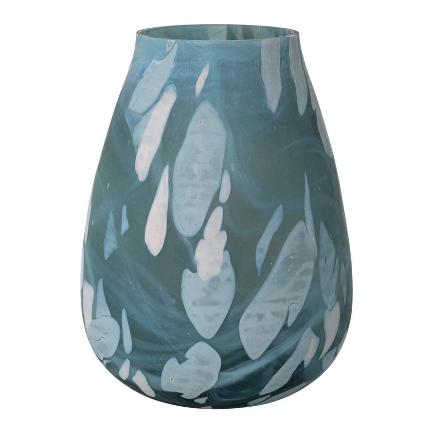 Art Glass Hurricane Vase