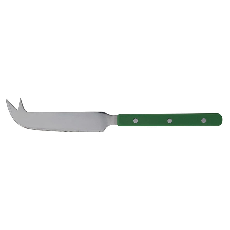 Cheese Knife w/ Green Handle