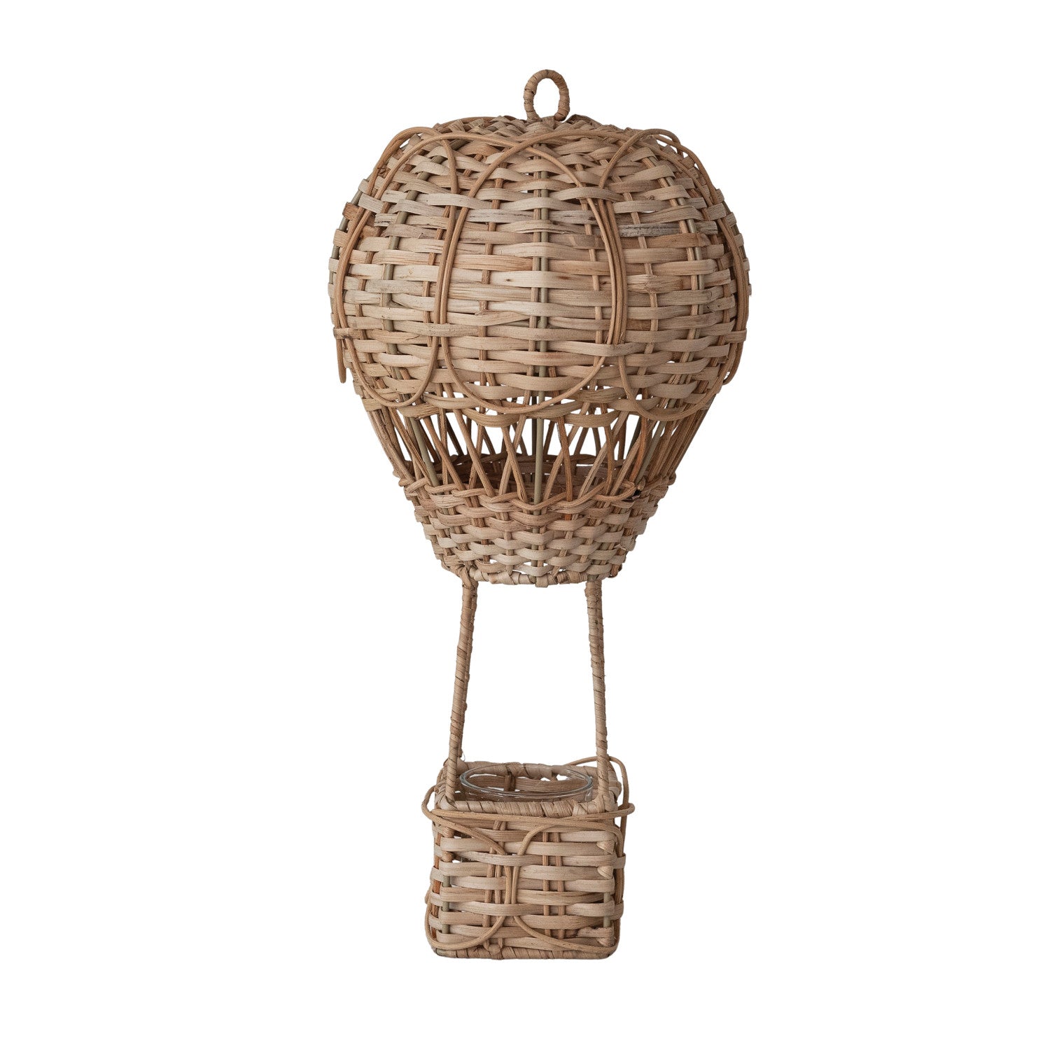 Rattan Hot-Air Balloon Vase