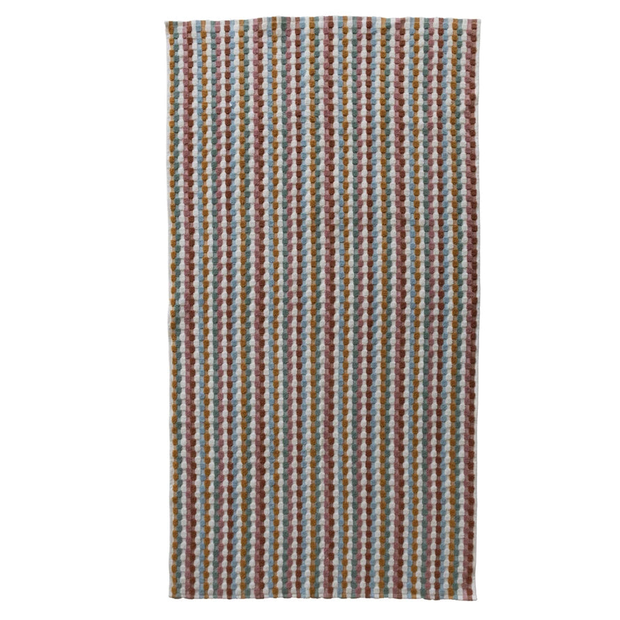 Geometric Terry Bath Towel