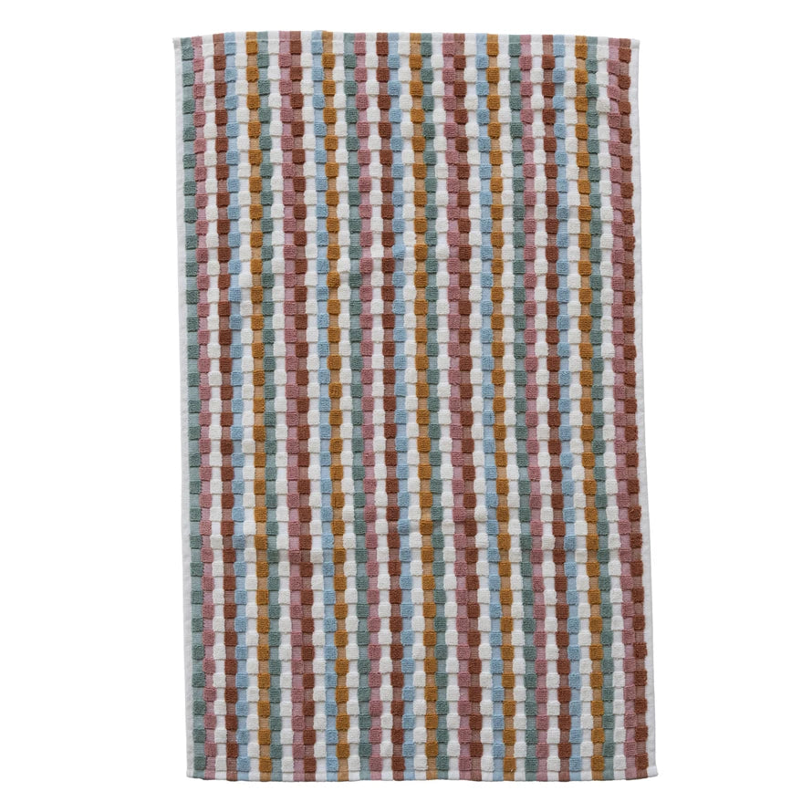 Geometric Terry Hand Towel