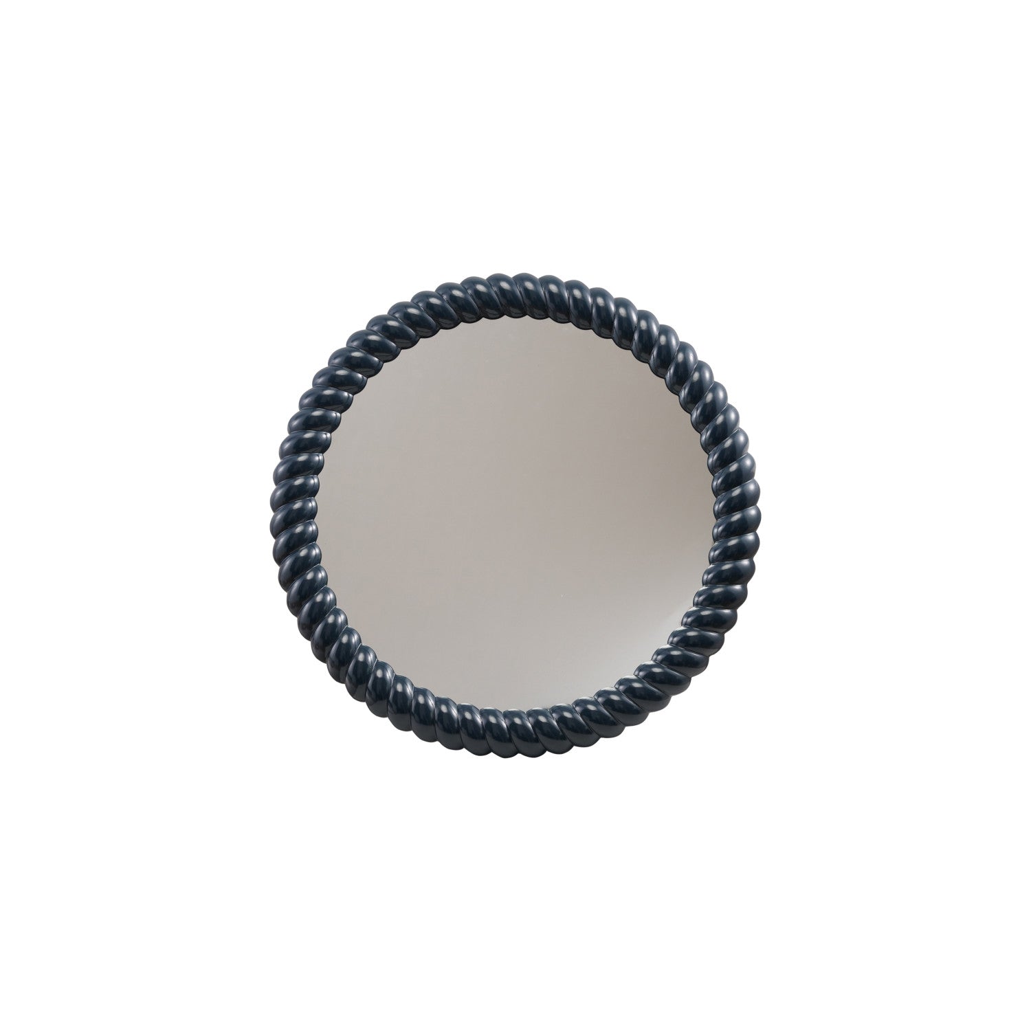 Twisted Mirror, 26" Round/Blue