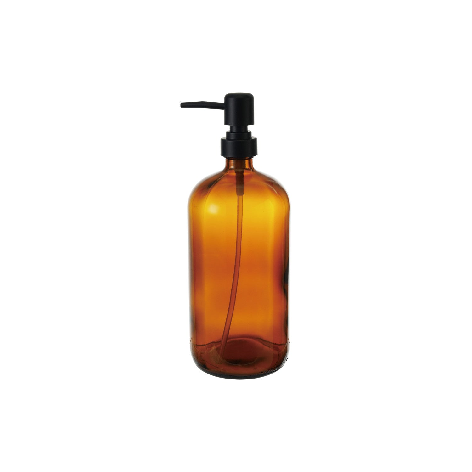 Glass Dispenser, 10"/Blk,Brown