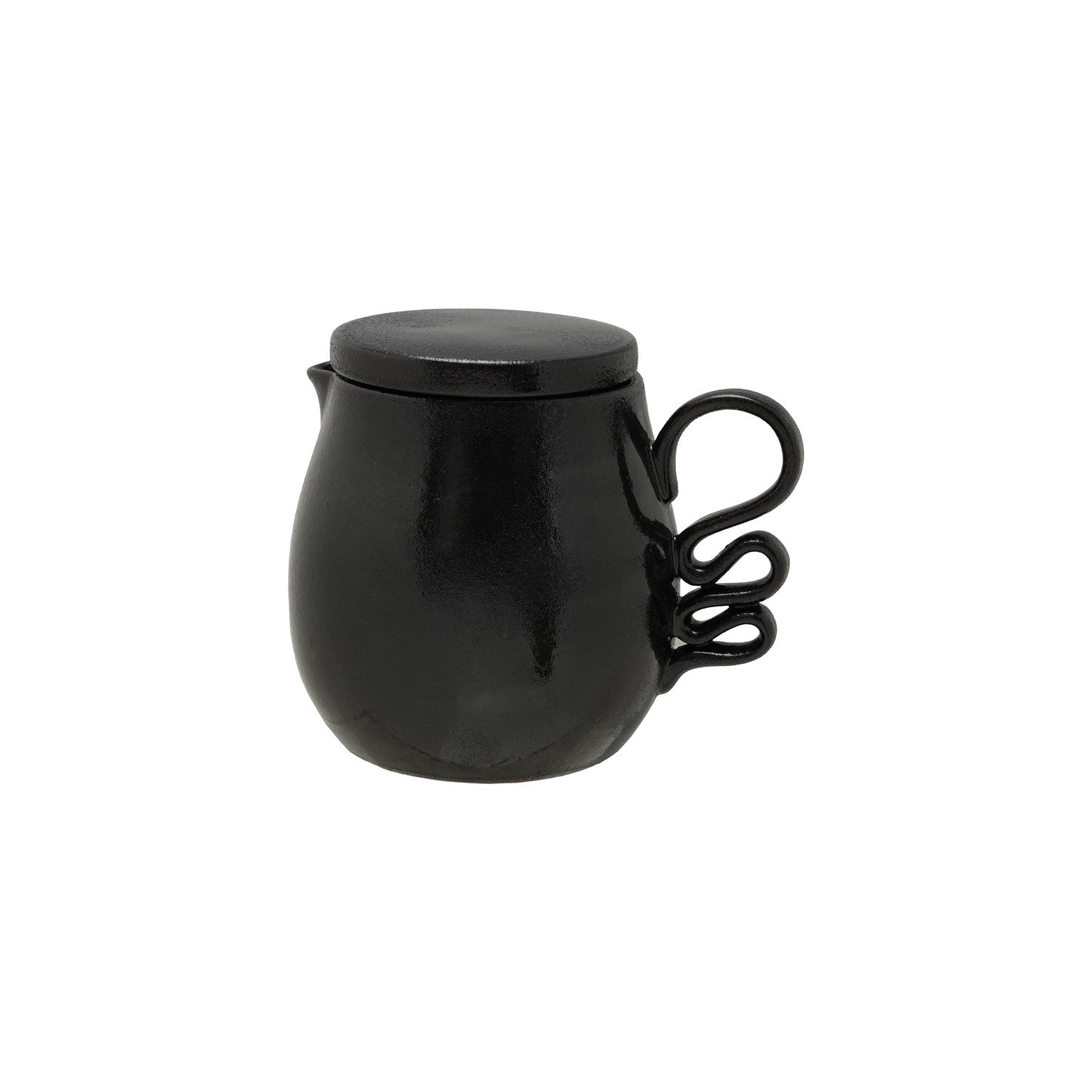 Black Abstract Pitcher/1.5Qt