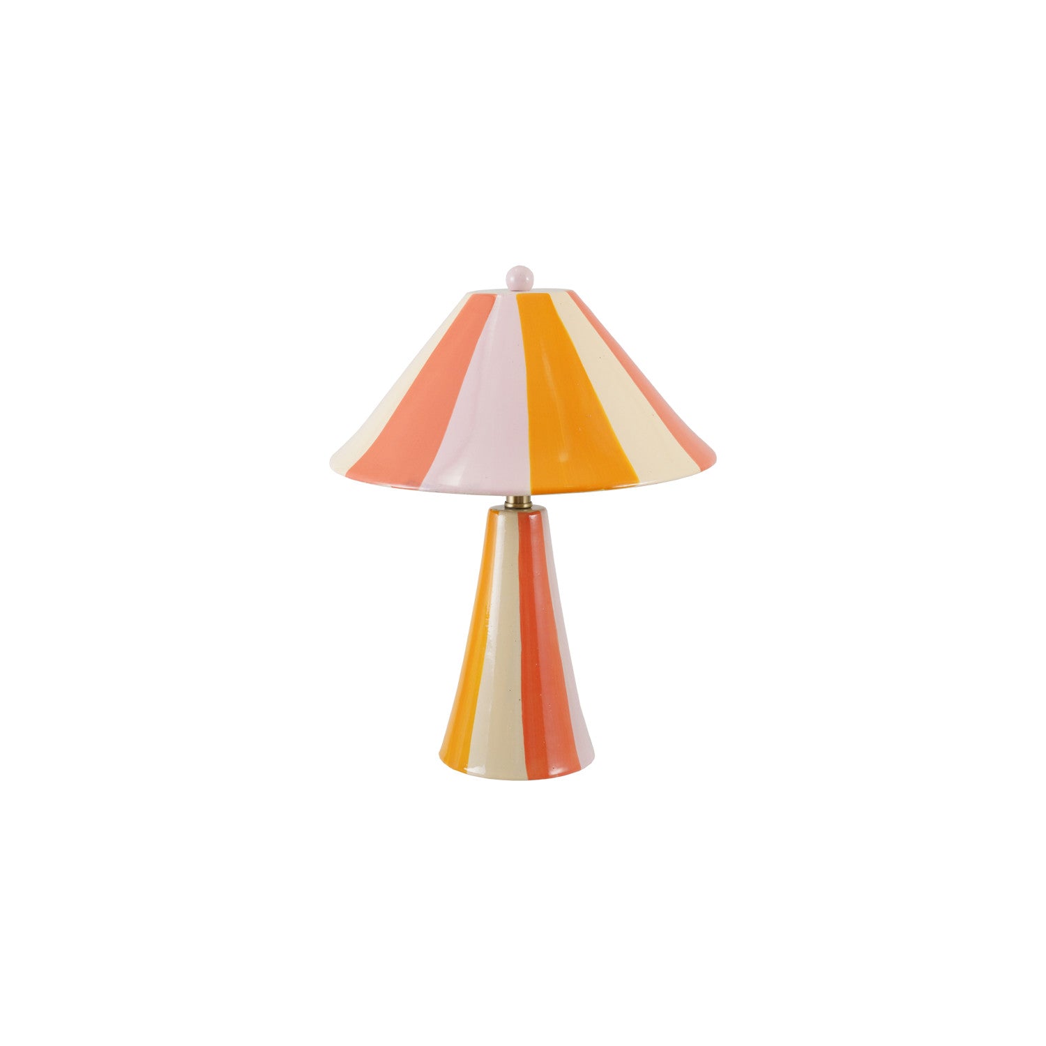 Happy House Org. Striped Lamp