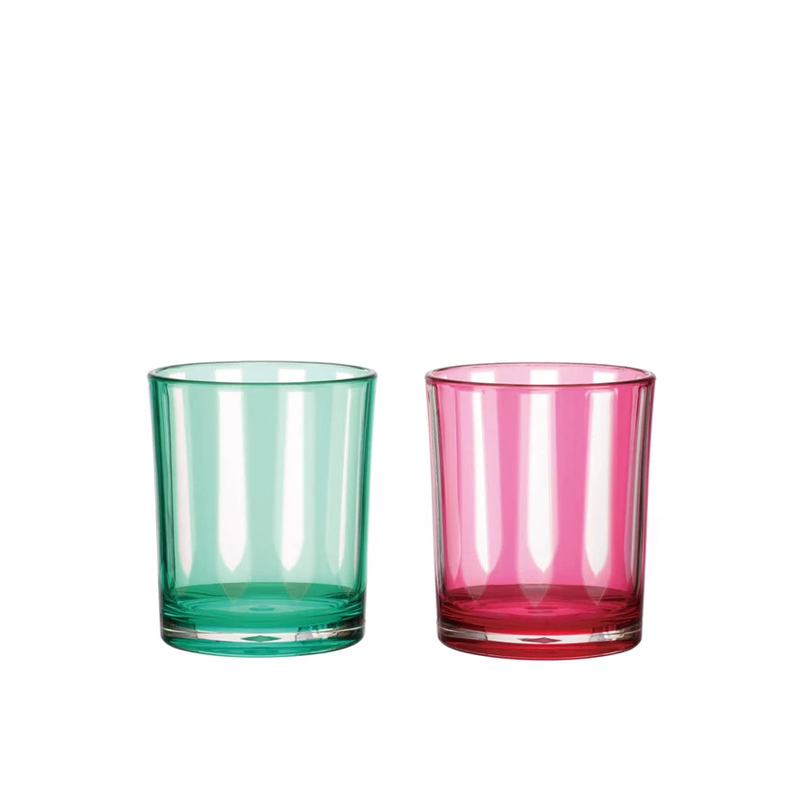Acrylic Drinking w/ Stripes
