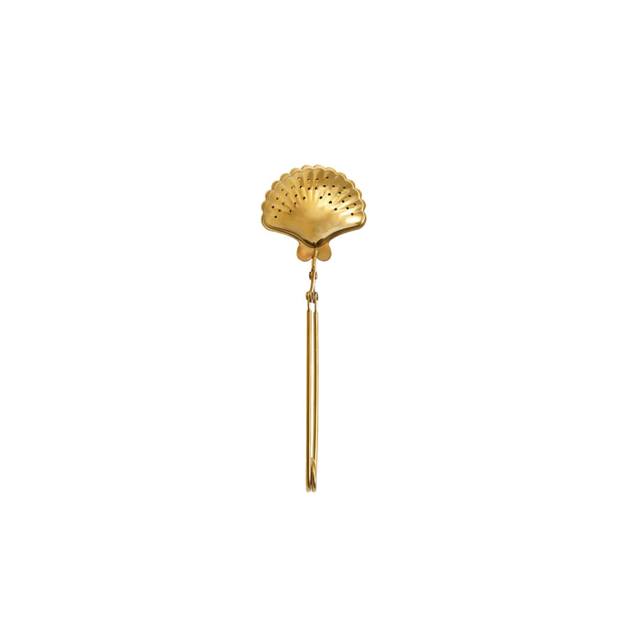 Gold Shell Loose Tea Infuser