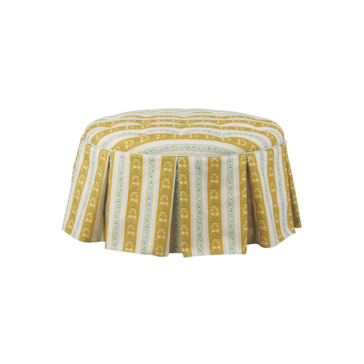 Lillianne Floral Ottoman