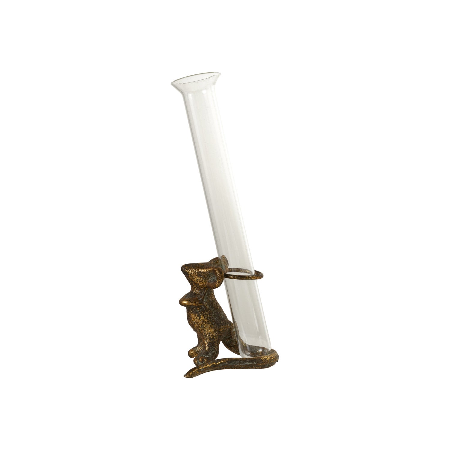 Mouse, Glass Test Tube Vase