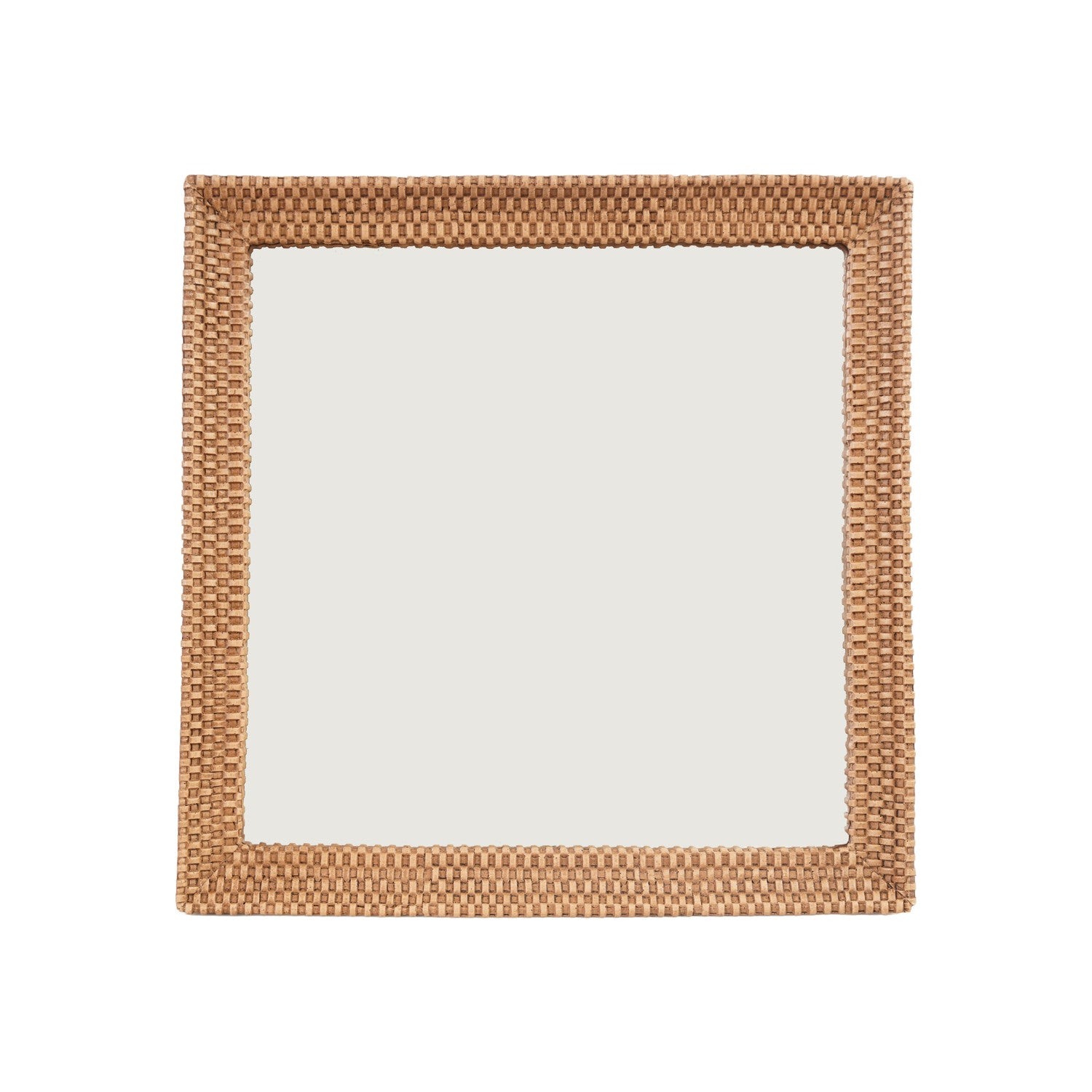Woven/Mirrored Footed Tray,12"