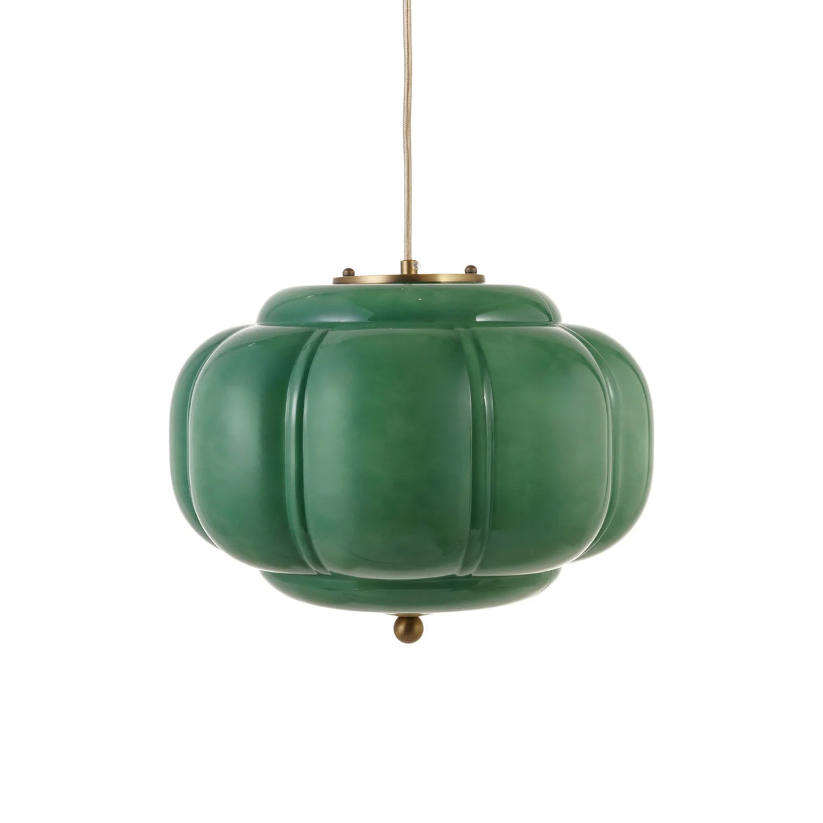 Vintage Pendant Lamp, Green