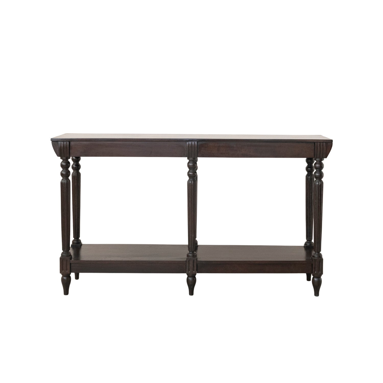 Walnut Console Table, 60x34x14